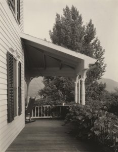 Ház, levelek és fa alkotó: Alfred Stieglitz