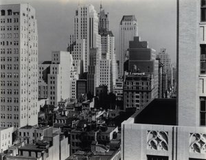 New York az „An American Place” című sorozatból alkotó: Alfred Stieglitz