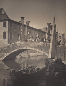 A hídon – Chioggia alkotó: Alfred Stieglitz
