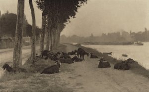 A Szajna partján – Párizs közelében alkotó: Alfred Stieglitz
