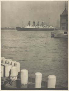Outward Bound, The Mauretania, 1910. alkotó: Alfred Stieglitz