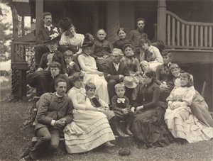 A Stieglitz család Oaklawnban, Lake George-ban alkotó: Alfred Stieglitz