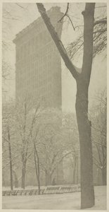 A Flatiron, 1903. alkotó: Alfred Stieglitz