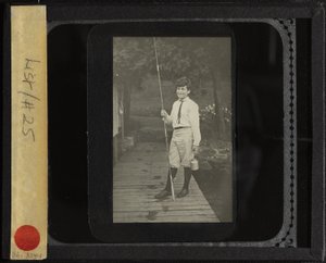 Cím nélkül (Howard horgászbottal) alkotó: Alfred Stieglitz