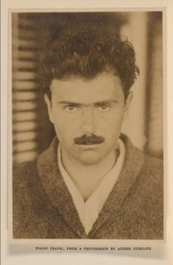 Waldo David Frank alkotó: Alfred Stieglitz