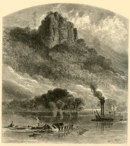 „Chimney Rock, Fountain City közelében”, 1874.