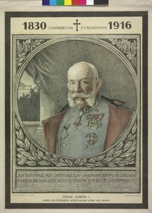 I. Ferenc József osztrák császár alkotó: Alfred Wesemann