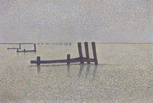 La Manche csatorna Nieuwpoortban. 1889 körül