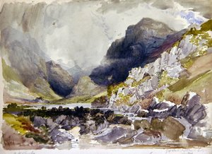 Dunloe Purple Mount szakadéka alkotó: Alfred William Hunt