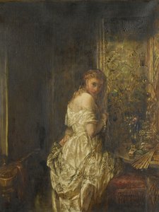 Nő fehérben, 1872