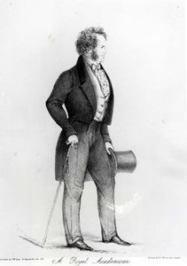 Egy királyi akadémikus, Charles Landseer (1799-1879) portréja, kocsma. Thomas McLean, 1843