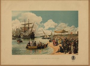 Vasco da Gama érkezése Indiába, kb. 1900