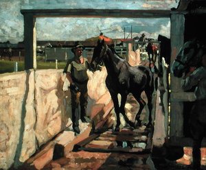 Kénes mártogatós rüh, 1918 körül (olaj, vászon)