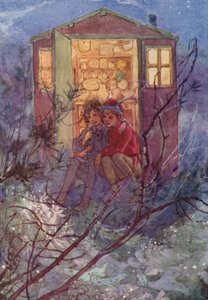 A tavaszsal jön Wendy (színes litó) alkotó: Alice Bolingbroke (after) Woodward