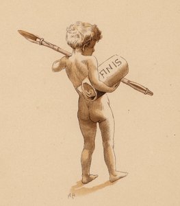 Finis (színes litográfia) alkotó: Alice Havers