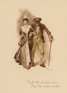 Régi szerelmes dalok: "(színes litográfia) alkotó: Alice Havers