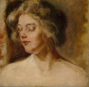 Szőke stúdió modell alkotó: Alice Pike Barney