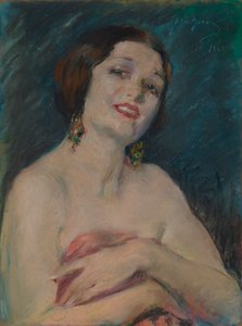 Model Holding Drapéria alkotó: Alice Pike Barney
