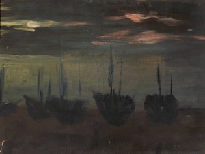 Hajók holdfényben alkotó: Alice Pike Barney