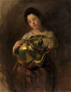 A sárgaréz vízforraló, kb. 1890. alkotó: Alice Pike Barney