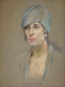 A látogató (Mrs. Richard P. McCullough) alkotó: Alice Pike Barney