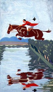 Water Jump (guache papíron)
