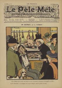 Egy elzavart. Illusztráció: Le Pele-Mele, 1902