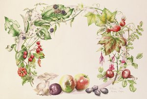 Őszi füzér (wc) alkotó: Alison Cooper