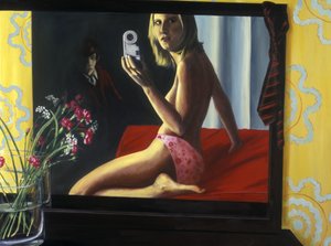 Fehérnemű, 2000 (akril, vászon)