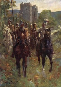 "Border Reivers" marhatámadásra indul (színes litó)