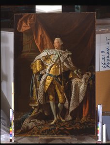 III. György király (olaj, vászon) alkotó: Allan Ramsay
