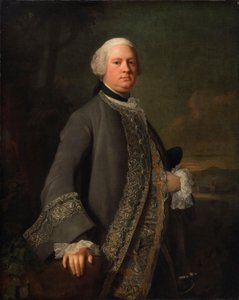 Sir John Tyrell, Bt. portréja alkotó: Allan Ramsay