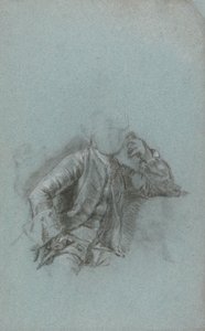 Tanulmány egy ülő úriember portréjához alkotó: Allan Ramsay