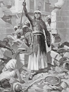 Chand Bibi hercegnő megvédi Ahmadnagart alkotó: Allan Stewart