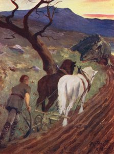 Az erdő erős emberének fia (színes litográfia) alkotó: Allan Stewart
