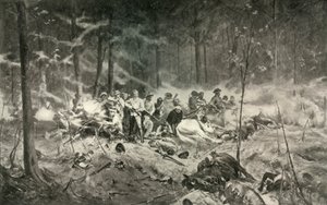 A bátor férfiak emlékére. Wilson őrnagy utolsó kiállása a Sanghaj folyón, 1893, 1900.