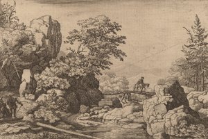 Lovas a hídon, valószínűleg c. 16451656.
