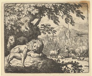 Renard folytatja hazugságait, 1650-75. alkotó: Allart van Everdingen
