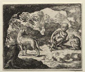 Reynard, a róka: A farkas a majombarlangban alkotó: Allart van Everdingen