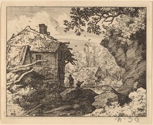 Szalmakunyhó Hátulról nézve, valószínűleg c. 16451656.