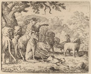 A kos megáldja Reynardot, valószínűleg c. 16451656.