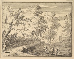 A három portás. alkotó: Allart van Everdingen