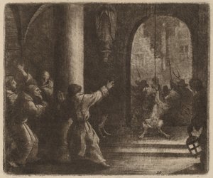 A farkas és a kolostorharang, valószínűleg c. 16451656. alkotó: Allart van Everdingen