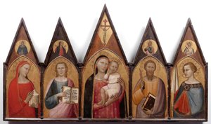 Madonna és gyermek a szentekkel.