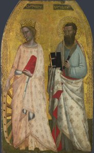 Szent Katalin és Bertalan, 1350 körül