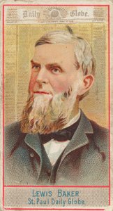Lewis Baker, St. Paul Daily Globe, az American Editors N1 sorozatából, Allen & Ginte..., 1887. alkotó: Allen