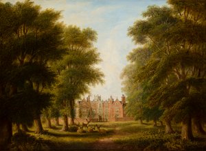 Kilátás a Bromwich Hall kastélyra, 1844-82 körül (olaj, vászon)