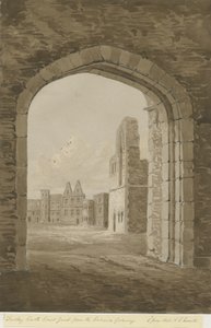 Dudley kastély – The Keep: vörös szépia rajz, 1843. június 8