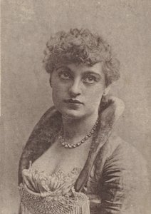 Charlotte Tittell, az N67 színésznők sorozatból, amely Virginia Brights Cigarett... 1888. alkotó: Allen and Ginter