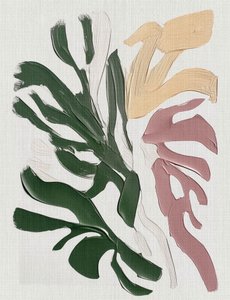 Absztrakt Monstera-levelek alkotó: Alma